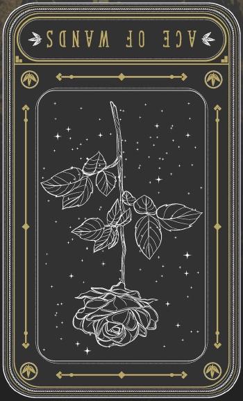 The Ace of Wands, reversed