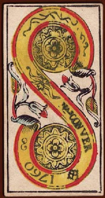 The Two of Pentacles, reversed