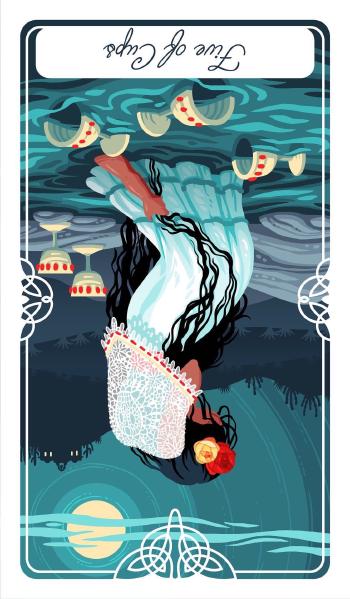 The Five of Cups, reversed