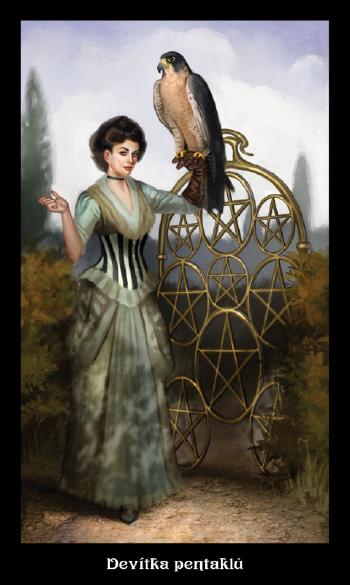 The Nine of Pentacles